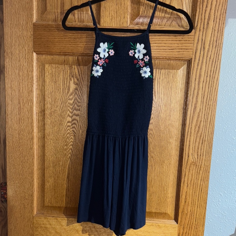 Navy Romper